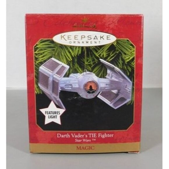 440/1362 Hallmark Keepsake Ornament ~ Darth Vaders TIE Fighter 1999 ~ Star Wars - Picture 1 of 4